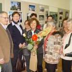 Autorka výstavy Krajina bieleho oblaku - Ing. arch. Alexandra Berková na slávnostnom otvorení v Tihányiovskom kaštieli