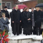Gen. Husák, P.Sečkár, V. Maňka v Ostrom Grúni