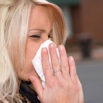 Blowing Her Nose