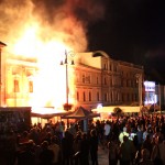 Bystrica v plameĺoch