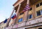 vlajky na mestskom urade