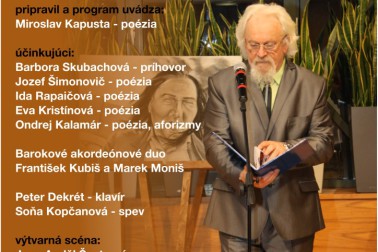 Plagát Ars Poetica Neosoliensis 15.10.2015