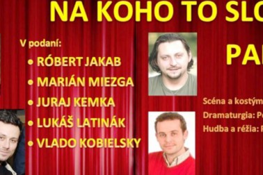 na koho to slovo padne