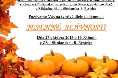 plagat jesenne slavnosti sasova