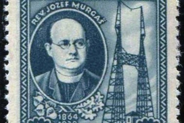 Jozef Murgaš na poštovej známke, ale až po svoijej smrti