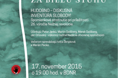 plagat koncert za bielu stuhu