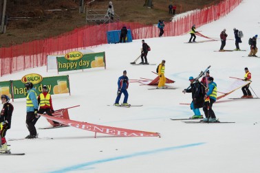 Slovinsko SR Maribor lyžovanie SP ženy slalom zrušenie