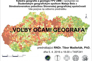 Volby ocami geografa plagat