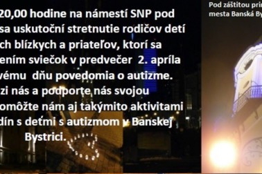 Vysvieťme to na modro v BB 2016