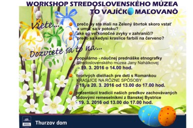plagat velkonocny workshop