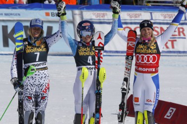Švajčiarsko Lyžovanie SP finále slalom