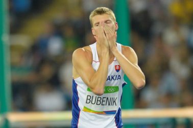 Brazília OH2016 Rio SR Atletika výška kvalifikácia Bubeník stop