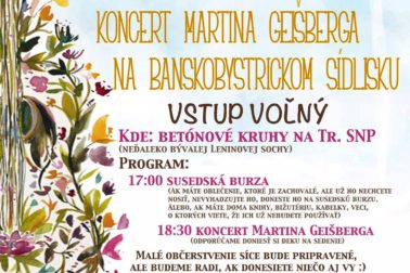 plagat koncert a burza