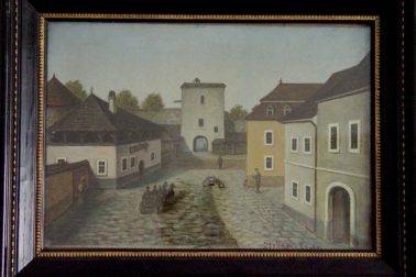 Andrej Stollmann - Dolná brána z vnútornej strany - replika, okolo 1870