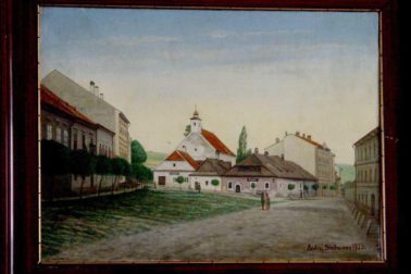 Andrej Stollmann - Horné námestie s kostolom sv. Ducha