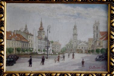 Andrej Stollmann - Námestie v Banskej Bystrici, 1932