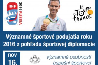 plagát Športová diplomacia