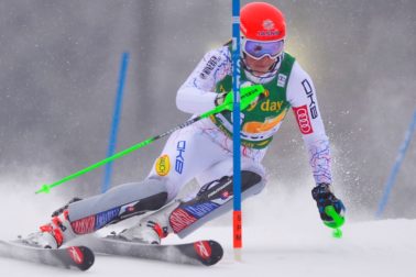 Slovinsko Maribor lyžovanie SP slalom ženy 1. kolo