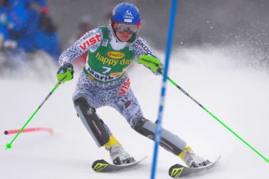 Slovinsko Maribor lyžovanie SP slalom ženy 1. kolo