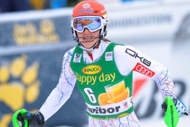 Slovinsko Maribor lyžovanie SP slalom ženy 2. kolo
