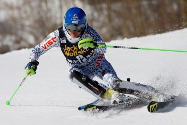 USA Aspen slalom 1.kolo ženy