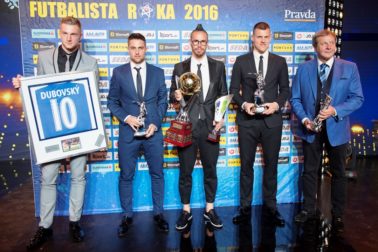 SR Futbal Futbalista roka 2016 anketa vyhlásenie BAX