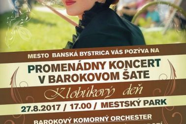 plagat promenádny koncert baroko