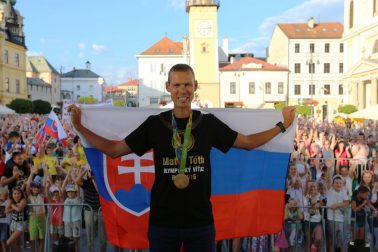 SR OH2016 Rio Atletika Tóth zlato privítanie B.Bystrica BBX