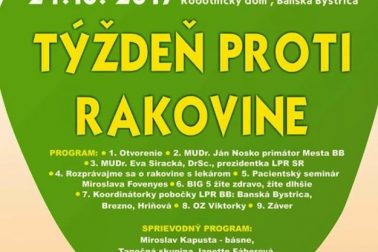 plagat tyzden proti rakovine