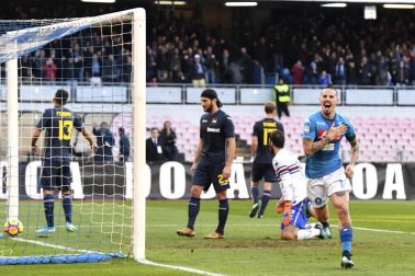 Taliansko Futbal 18. kolo SSC Neapol Sampdoria