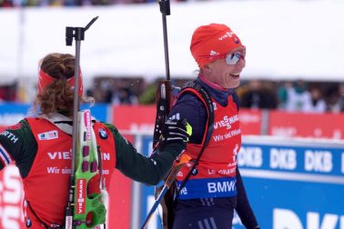 Francúzsko SR Biatlon SP 3.kolo stíhacie Kuzminová 2