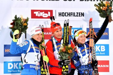 Rakúsko SR Biatlon SP 2.kolo stíhacie Kuzminová