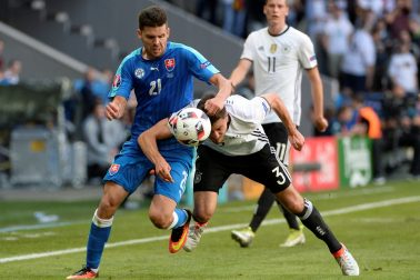 Francúzsko futbal ME16 Nemecko Slovensko osemfinále