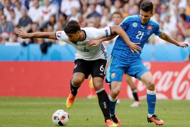 Francúzsko futbal ME16 Nemecko Slovensko osemfinále