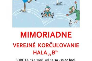 plagat verejne korculovanie