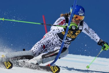 Švajčiarsko Lyžovanie SP finále slalom
