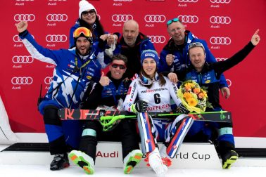 Švajčiarsko slalom ženy SP 2. kolo