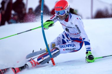 Švajčiarsko slalom ženy SP 1. kolo