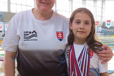 Ema Malíková a trénerka Poančoková