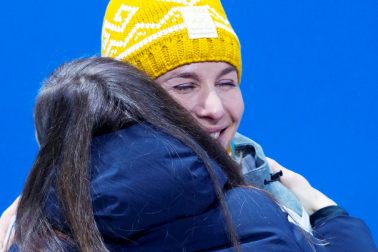 Kórea Pjongčang ZOH2018 ženy biatlon Kuzminová Zlato Medaila