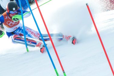 Kórea Pjongčang ZOH2018 Slalom Ženy 1. kolo Vlhová