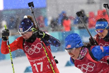Kórea SR Pjongčang ZOH2018 biatlon štafeta ženy 4x6 km