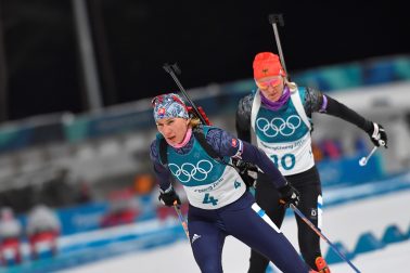 Kórea Pjongčang ZOH2018 Biatlon Ženy Hromadný Štart