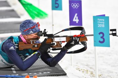 Kórea Pjongčang ZOH2018 Biatlon Ženy Hromadný Štart