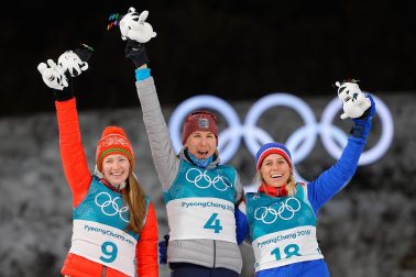 Kórea Pjongčang ZOH2018 Biatlon Ženy Hromadný Štart