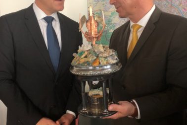 Ján Nosko s primátorom Augsburgu