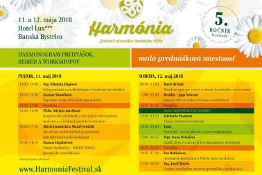 program harmonia mala prednaskova miestnost