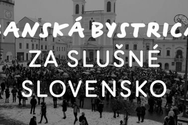 protest za slusne slovensko