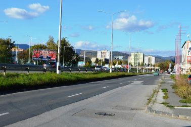 Zvolenská cesta pred obnovou október 2017