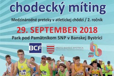 CHODECKÉ PRETEKY BCF 2018 plagát
